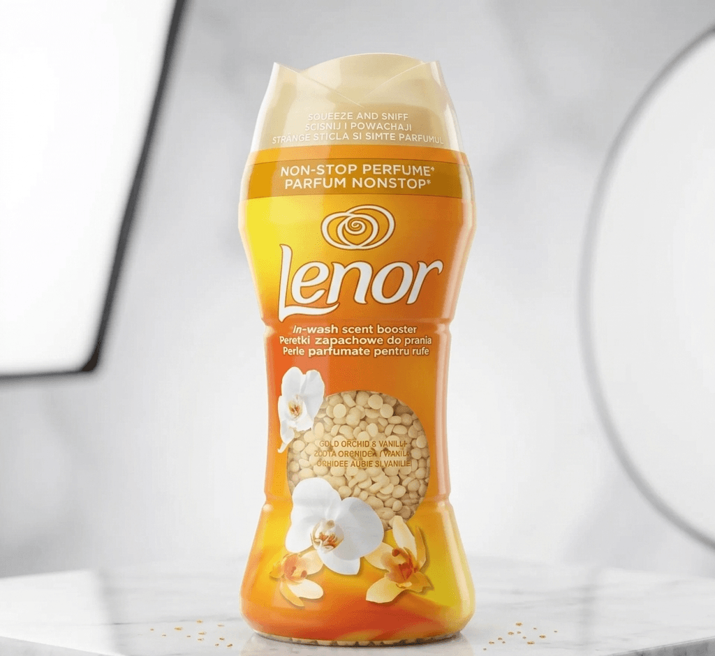 Lenor perles de parfum de linge orchidée dorée et vanille (270g)