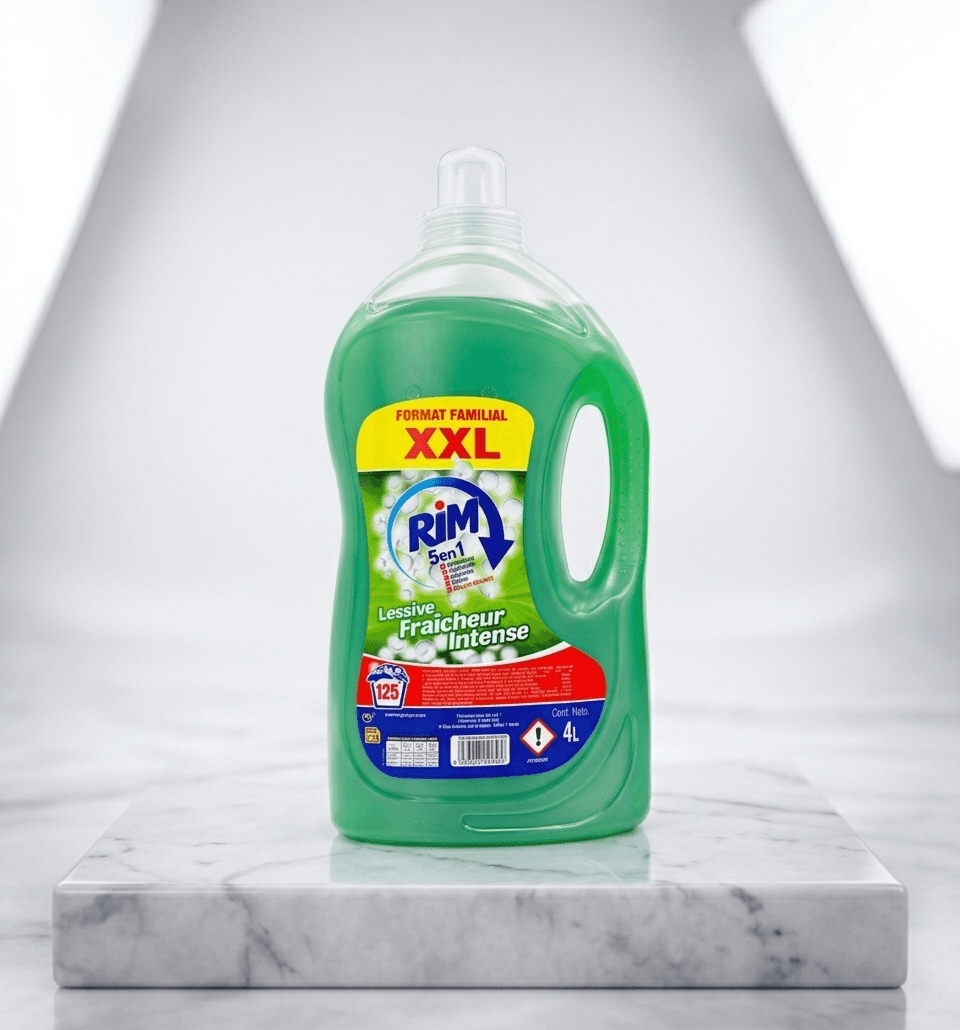 Lessive liquide 125 lavages active 5 en 1 RIM vert XXL (4L)