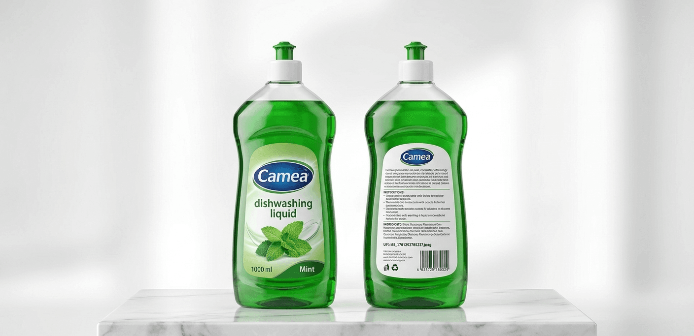 Liquide vaisselle parfum menthe fraîche Camea (1L)