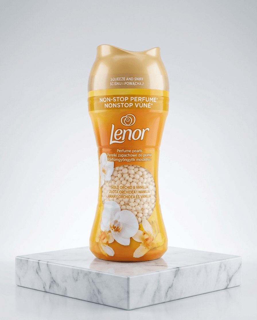 Lenor perles de parfum de linge orchidée dorée et vanille (195g)