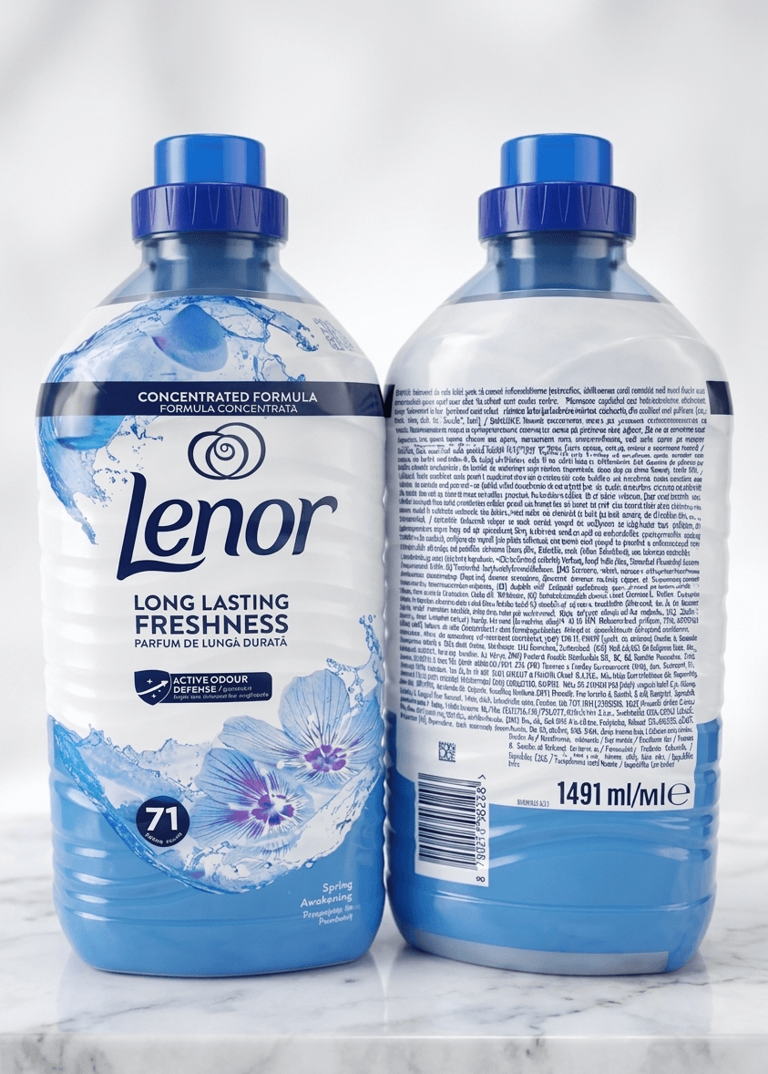 Lenor adoucissant liquide concentré éveil printanier 71 lavages (1,491L)