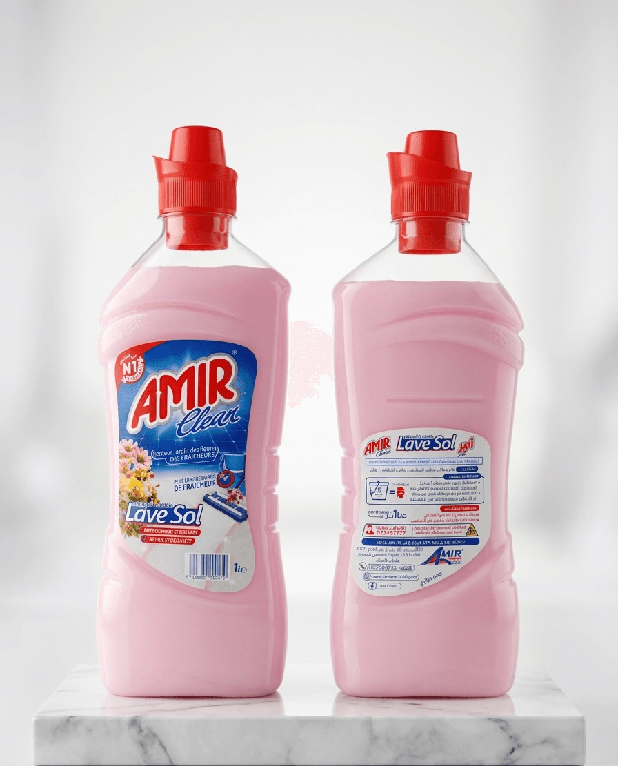 Amir Clean lave sol : Senteur jardin des fleurs (1L)