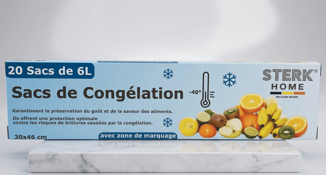 20 Sacs de congélation de 6L