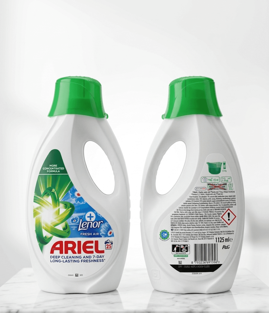 Lessive liquide 25 lavages Ariel Touch of Lenor fresh (1125 ml)